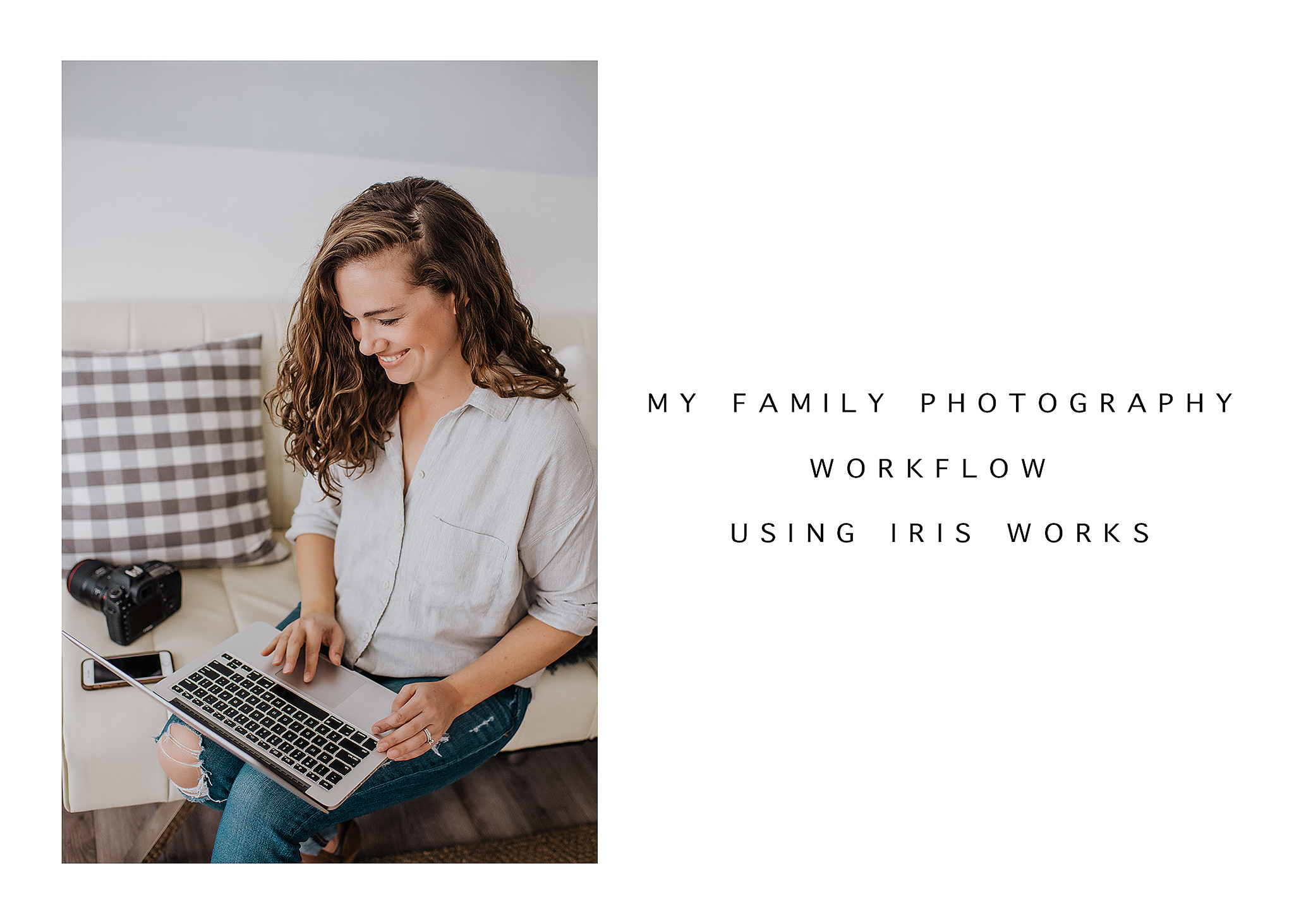 family photography workflow
