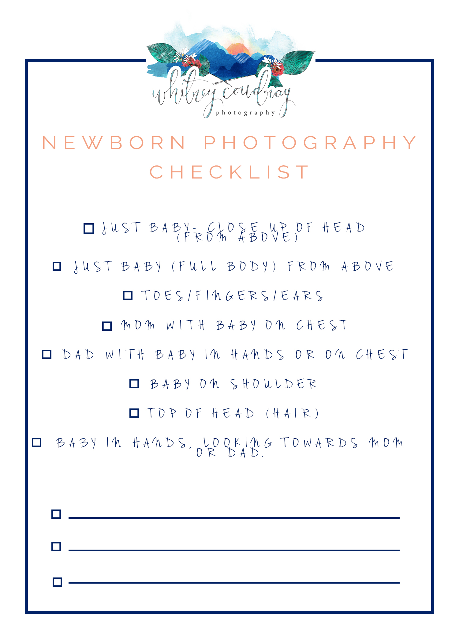 how to take your own newborn photos