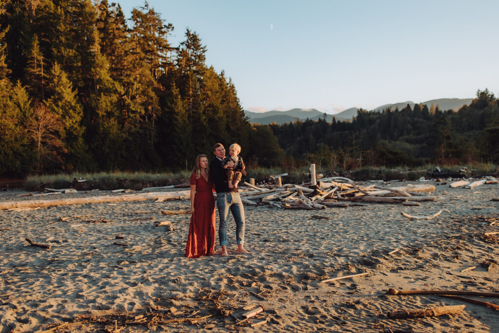 olympic national park beach family session