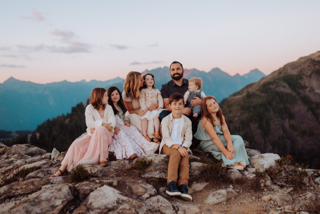 mt baker family photography session